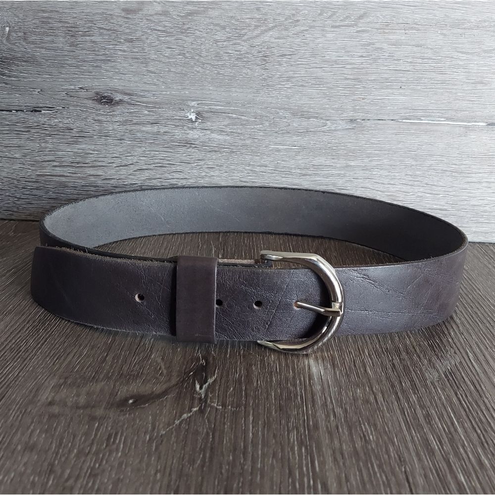 Miller Gray Analine Steerhide Belt Size 34